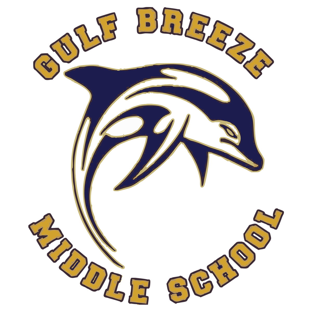 Gulf Breeze Middle School logo