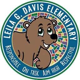 Leila G. Davis Elementary School logo